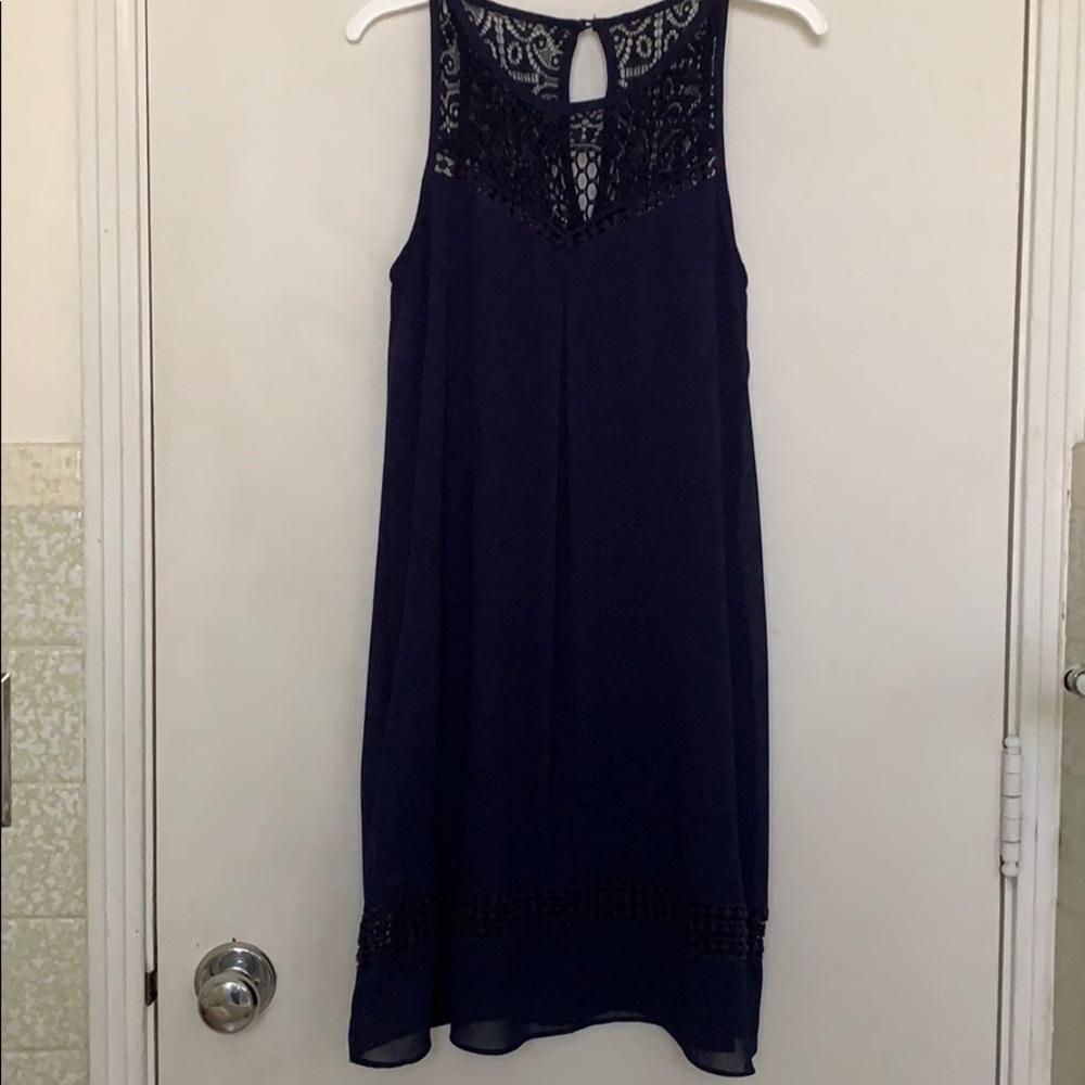Navy blue dress